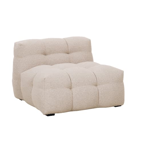 Sleepo Billie Loungesessel Beige Bouclé 89cm