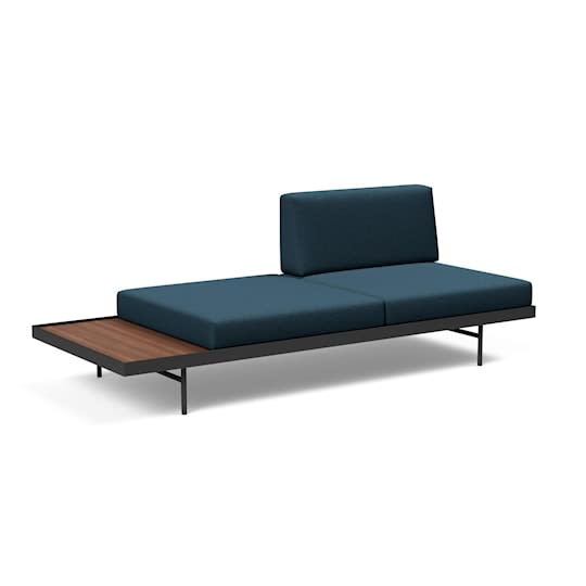 Innovation Living Puri Dagbädd Walnut/Argus Navy Blue 80x195