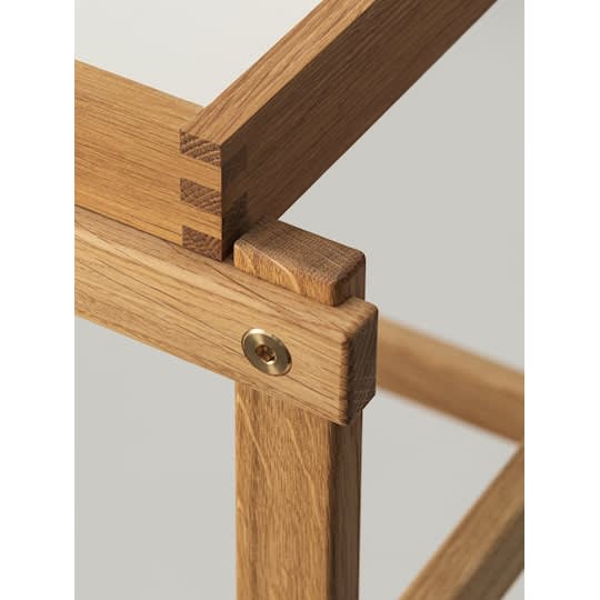 Design House Stockholm Frame Hylla Low Oak/White