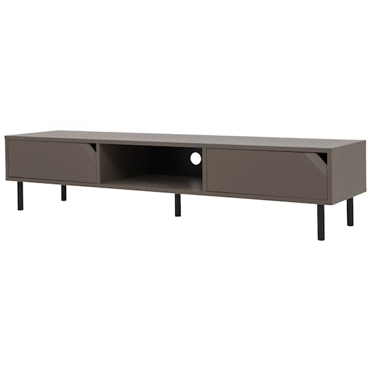 Tenzo Corner TV-bänk Dark Taupe Matte 176.5cm