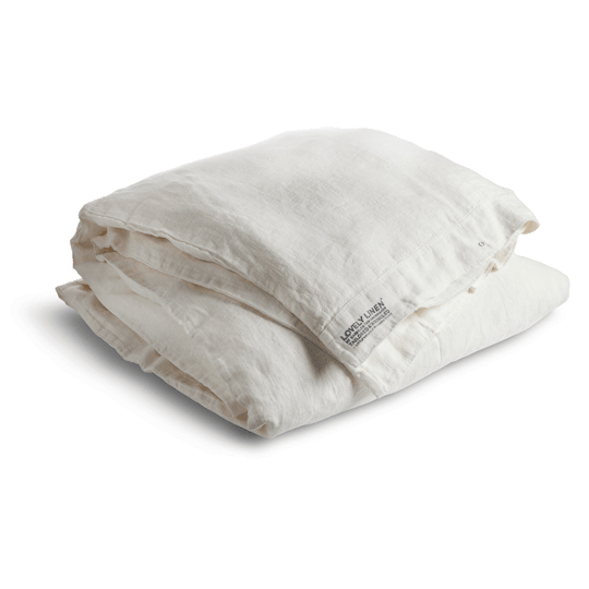 Lovely Linen Pussilakana Off White Kaksinkertainen