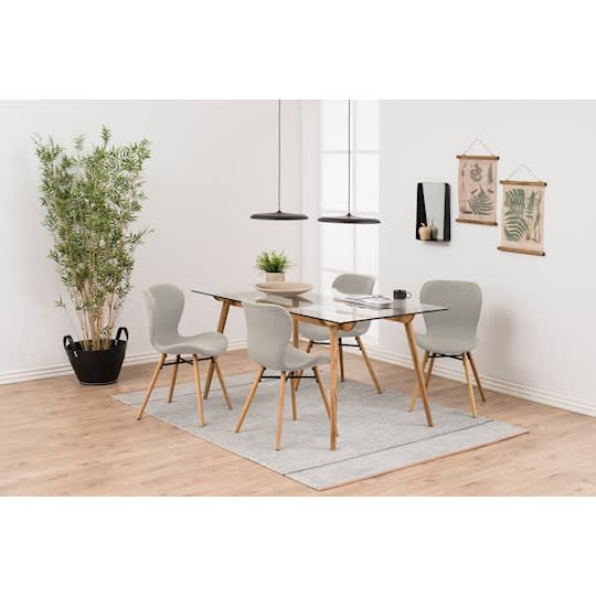 Nordic Home Cloe Matstol Natur/Ek