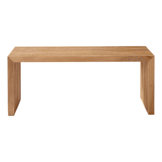 Cinas Rib Bänk Teak 104cm