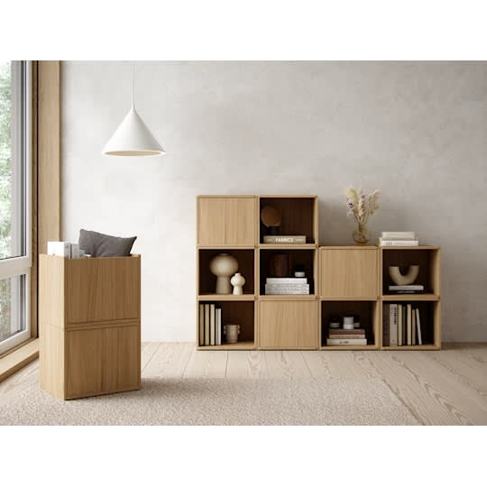 Woud Bricks Cube Vägghylla  White Oak 36x36