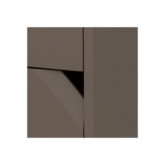 Tenzo Corner Sideboard Dark Taupe Matte 176.5cm