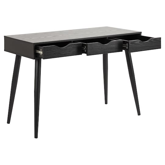 Nordic Home Molly Schreibtisch Schwarz 110cm