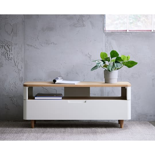 Sleepo Eliana TV-Bänk White/Oak 120cm