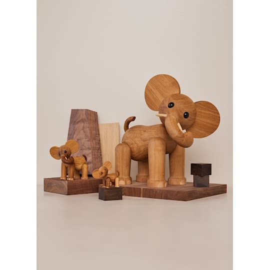 Spring Copenhagen Tembo Elephant Dekoration Eiche 41cm