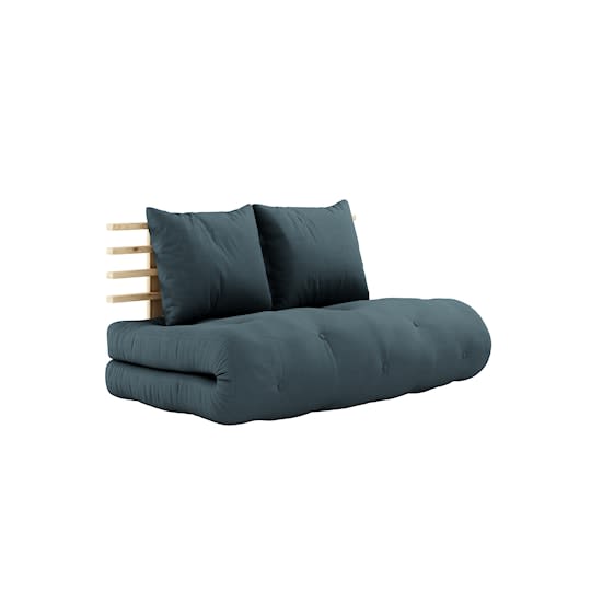 Karup Design Shin Sano Bäddsoffa Natur/Petrol Blue 140cm