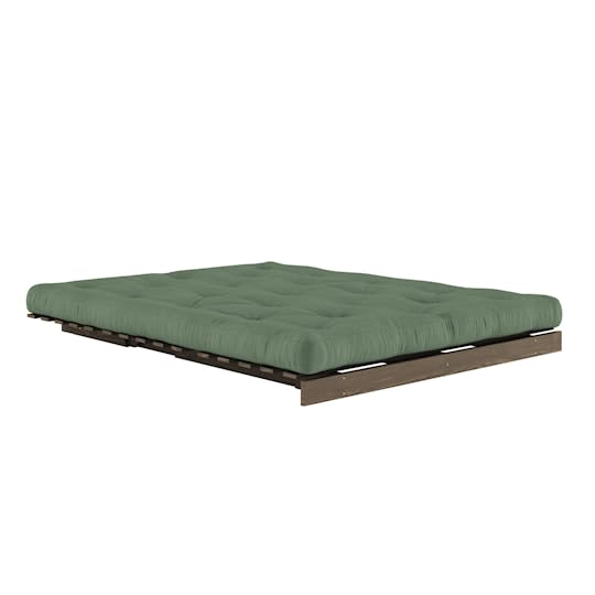 Karup Design Roots Bäddsoffa Brun/Olive Green 160cm