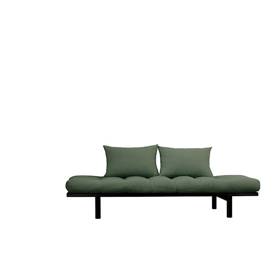 Karup Design Pace Dagseng Svart/Olive Green 200cm