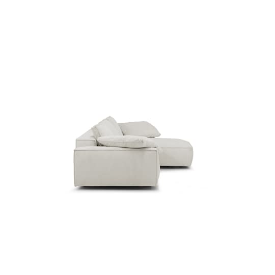 Sleepo Louie Divansofa Høyre Greige 348cm