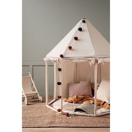 Kids Concept Paviljong Lektält Naturvit