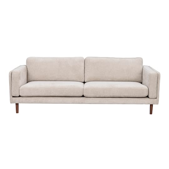 Rowico Home Braden 3-sits Soffa Ljusbeige/Brun Ek