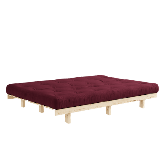 Karup Design Lean Vuodesohva Natur/Bordeaux 190cm