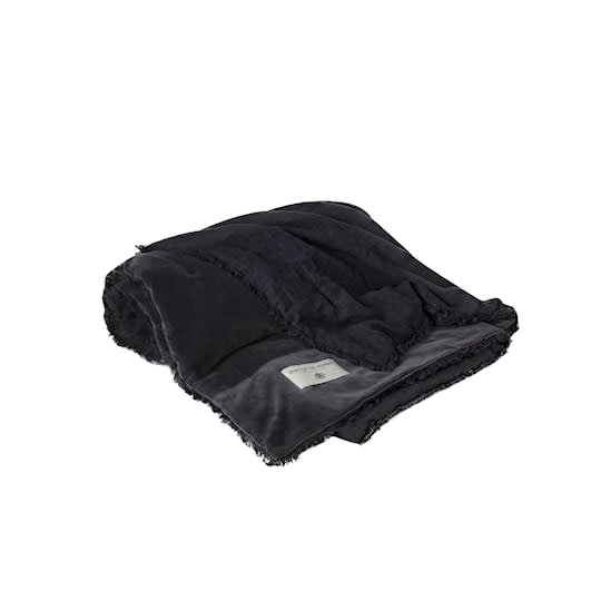 Spirit of the Nomad Nomad Tagesdecke Samt/Flachs Lava Grey 260x260