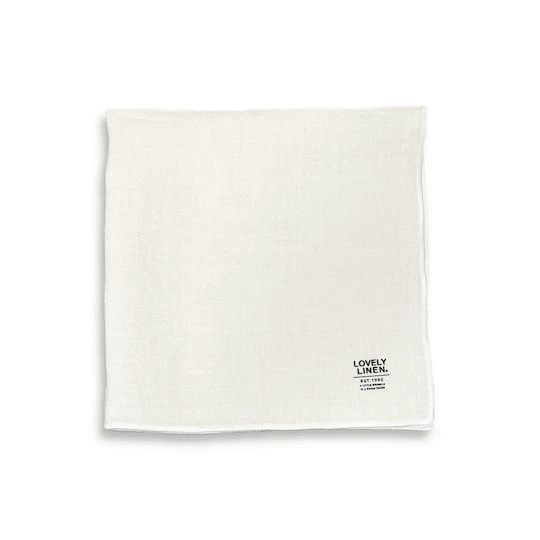 Lovely Linen Grace Küchenhandtuch White 45x70