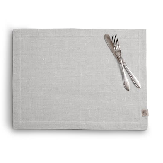 Lovely Linen Classic Tablett Linne Light Grey 37x50