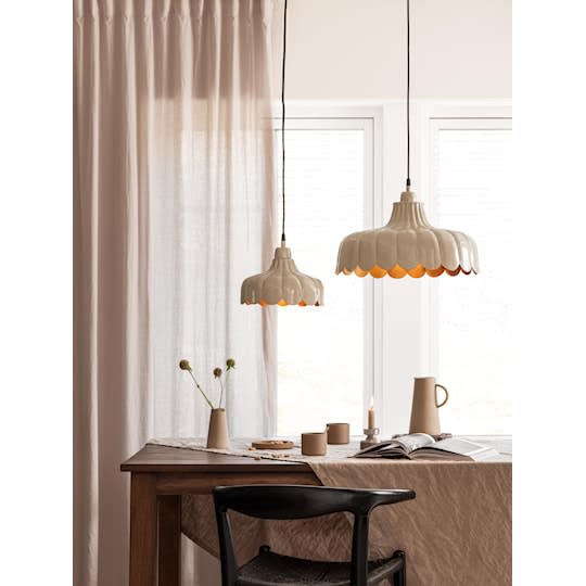 PR Home Wells Tak/Fönsterlampa Beige/Guld 24cm