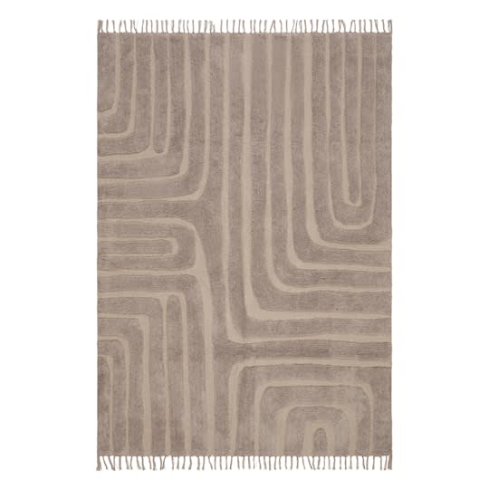 Nordic Home Chelsie Art Bomullsmatta Linne 200x300