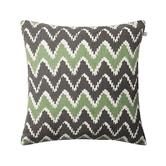 Chhatwal &amp; Jonsson Ikat Bangalore Outdoor Dekokissen Grey/Sage 50x50