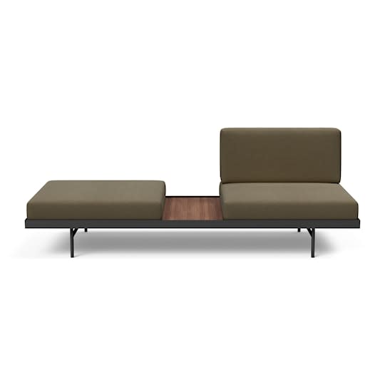 Innovation Living Puri Dagbädd Walnut/ Vivus Dusty Olive 80x195