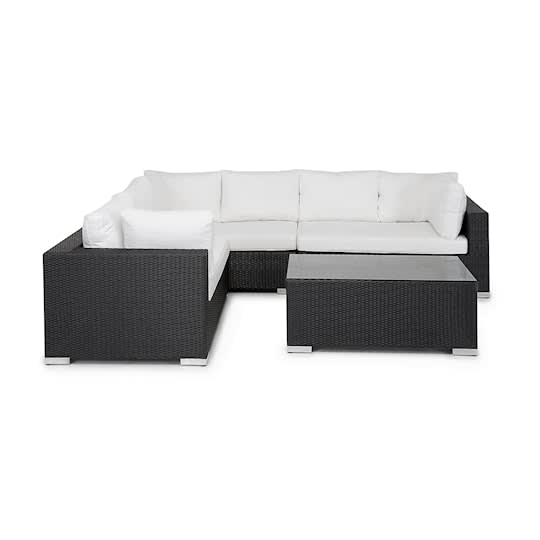 Nordic Outdoor Bora 6-sits Loungesoffa ink Bord Vänster