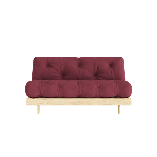 Karup Design Roots Schlafsofa Natur/Bordeaux 160cm