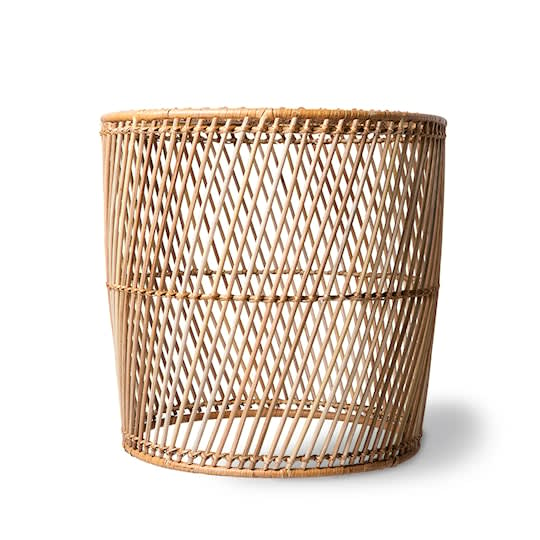 HKliving Wicker Sidebord Natur Ø45