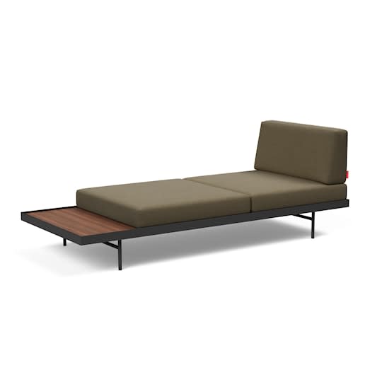 Innovation Living Puri Dagbädd Walnut/ Vivus Dusty Olive 80x195