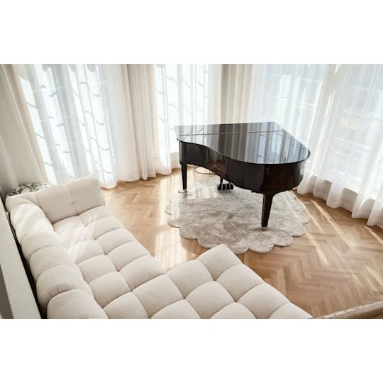 Sleepo Billie Divansofa links Creme Teddy