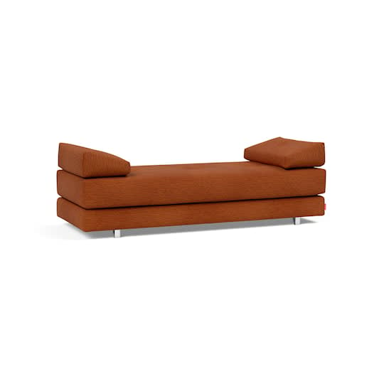 Innovation Living Sigmund Bäddsoffa Alu/Corduroy Burnt Orange 80x200