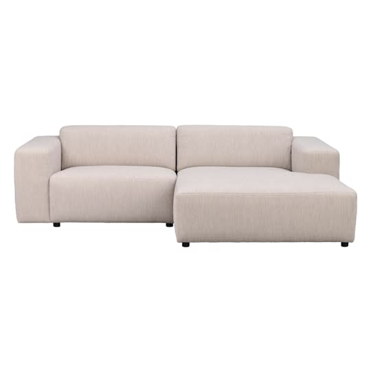 Rowico Home Willard 3-Sitzer Sofa mit Recamiere rechts in Hellbeige