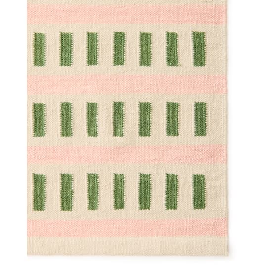 Chhatwal &amp; Jonsson Ladakh Ullmatta Off White/Cactus Green/Dusty Pink 230x320