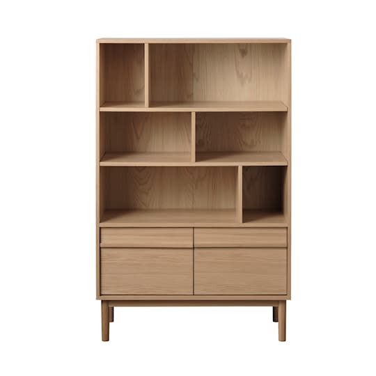 Sleepo Andrea Bücherregal Natural Oak 140cm