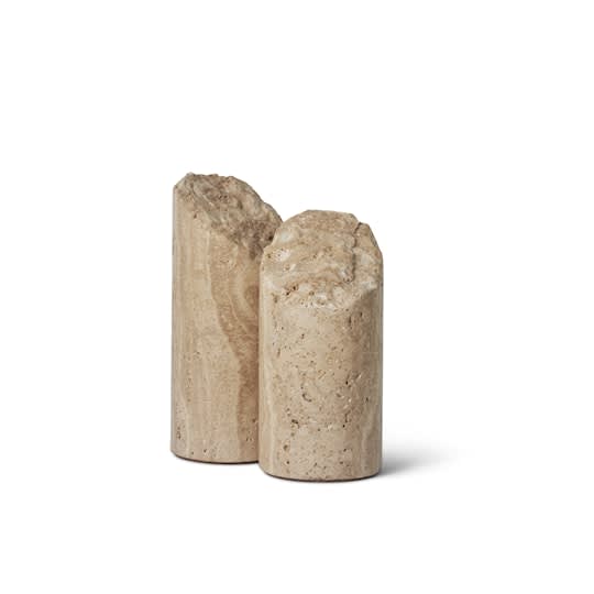 Spring Copenhagen Colonna Bokstöd Travertin Sand 2-pack