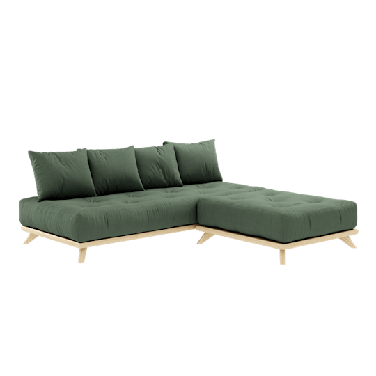 Karup Design Senza Sovesofa Natur/Olive Green 200cm