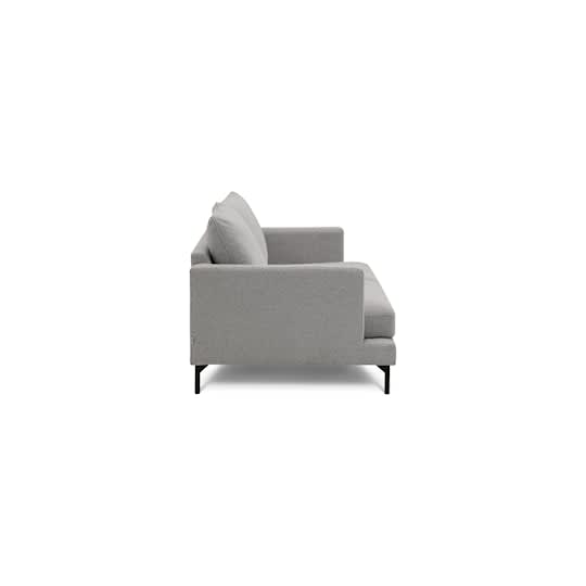 Sleepo Olivia 3-Sitzer Sofa Silber 206 cm