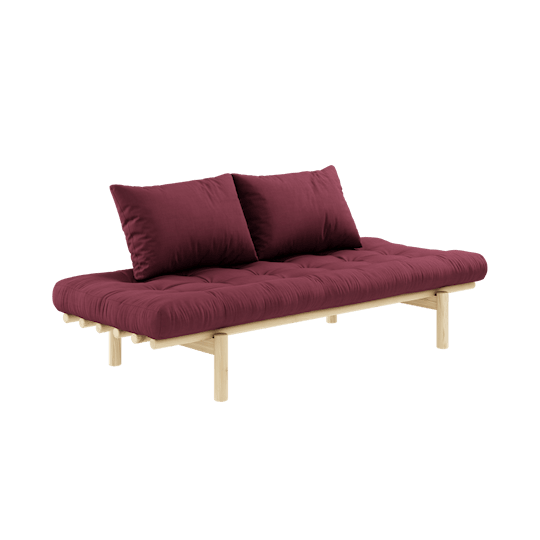 Karup Design Pace Dagbädd Natur/Bordeaux 200cm