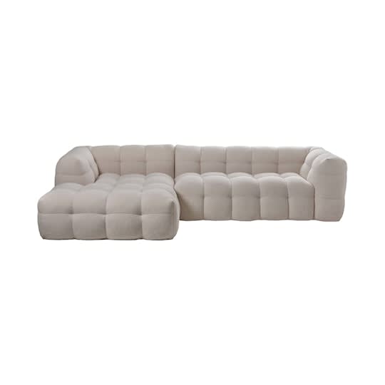 Sleepo Billie Divansofa links Creme Teddy