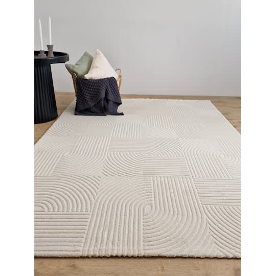 Nordic Home Cordelia Shell Gångmatta Creme 80x150