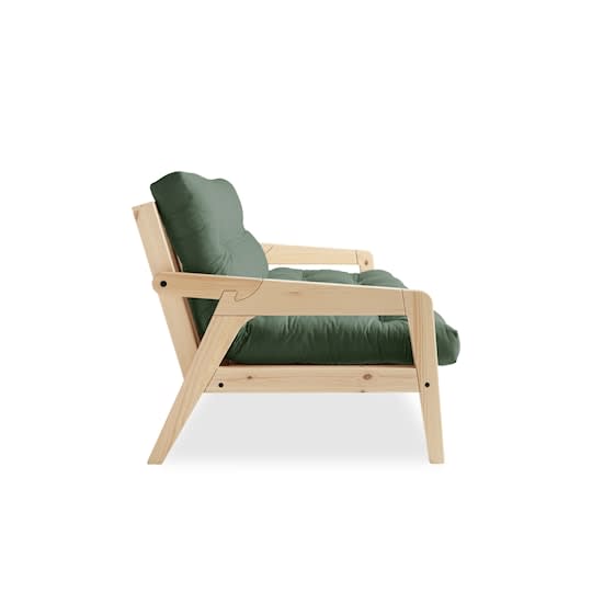 Karup Design Grab Bäddsoffa Natur/Olive Green 204cm