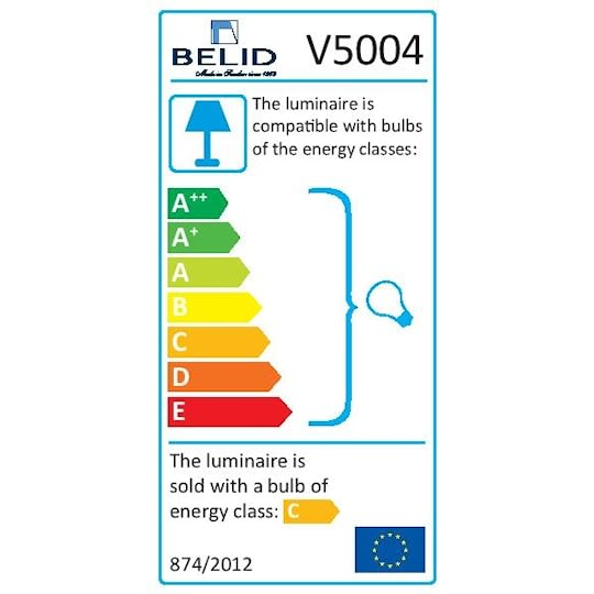 Belid Cato LED Wandlampe Doppel Schwarz