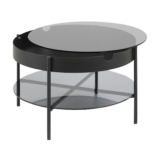 Nordic Home Hede sohvapöytä musta 75cm