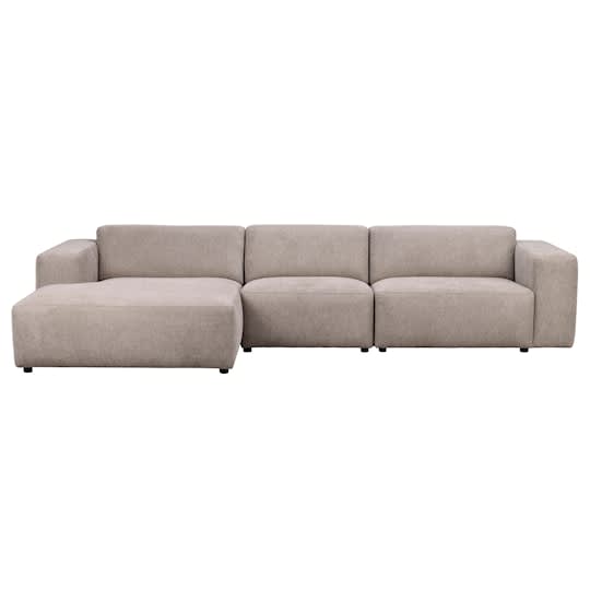 Rowico Home Willard 4-Sitzer Sofa mit Chaiselongue links, Beige