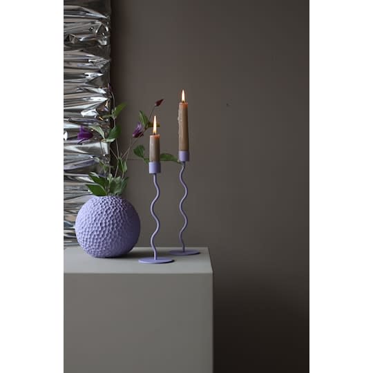 Cooee Design Curved Lysestake Dark Lilac 26cm