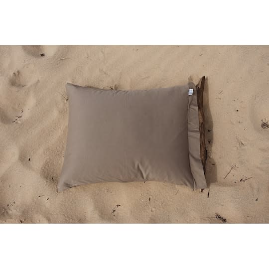 Beach House Company Plain Kissenbezug Coffee 50x60