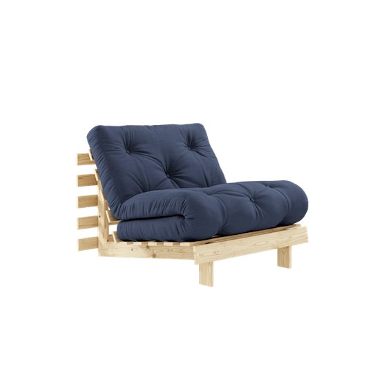 Karup Design Roots Bäddfåtölj Natur/Navy 90cm