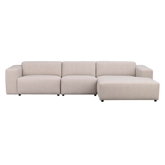 Rowico Home Willard 4-sits Soffa Schäslong Höger Ljusbeige