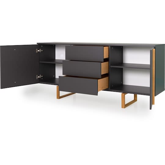 Tenzo Birka Sideboard Anthracite 176cm